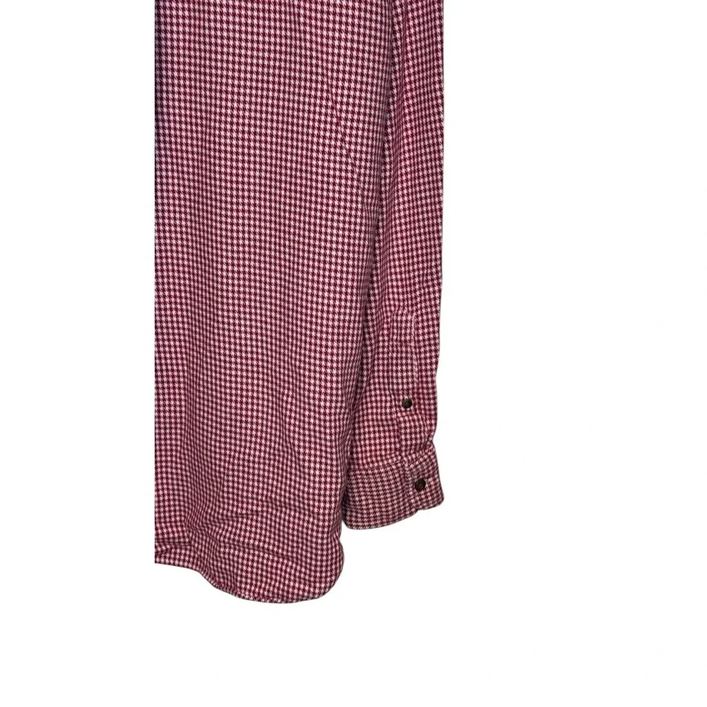 J.Crew Mens Shirt Vintage Oarsman‎ Hounds tooth Long Sleeve Button Down Medium